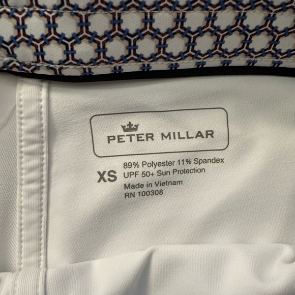 Peter Millar Cream, Brown and Teal Patterned Athletic Skirt. Size XS - Picture 4 of 12